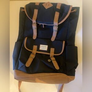 Benrus New York book bag with snap on flaps